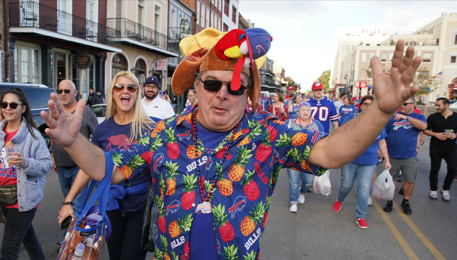 Buffalo Bills packers of NOLA Takeover Parade